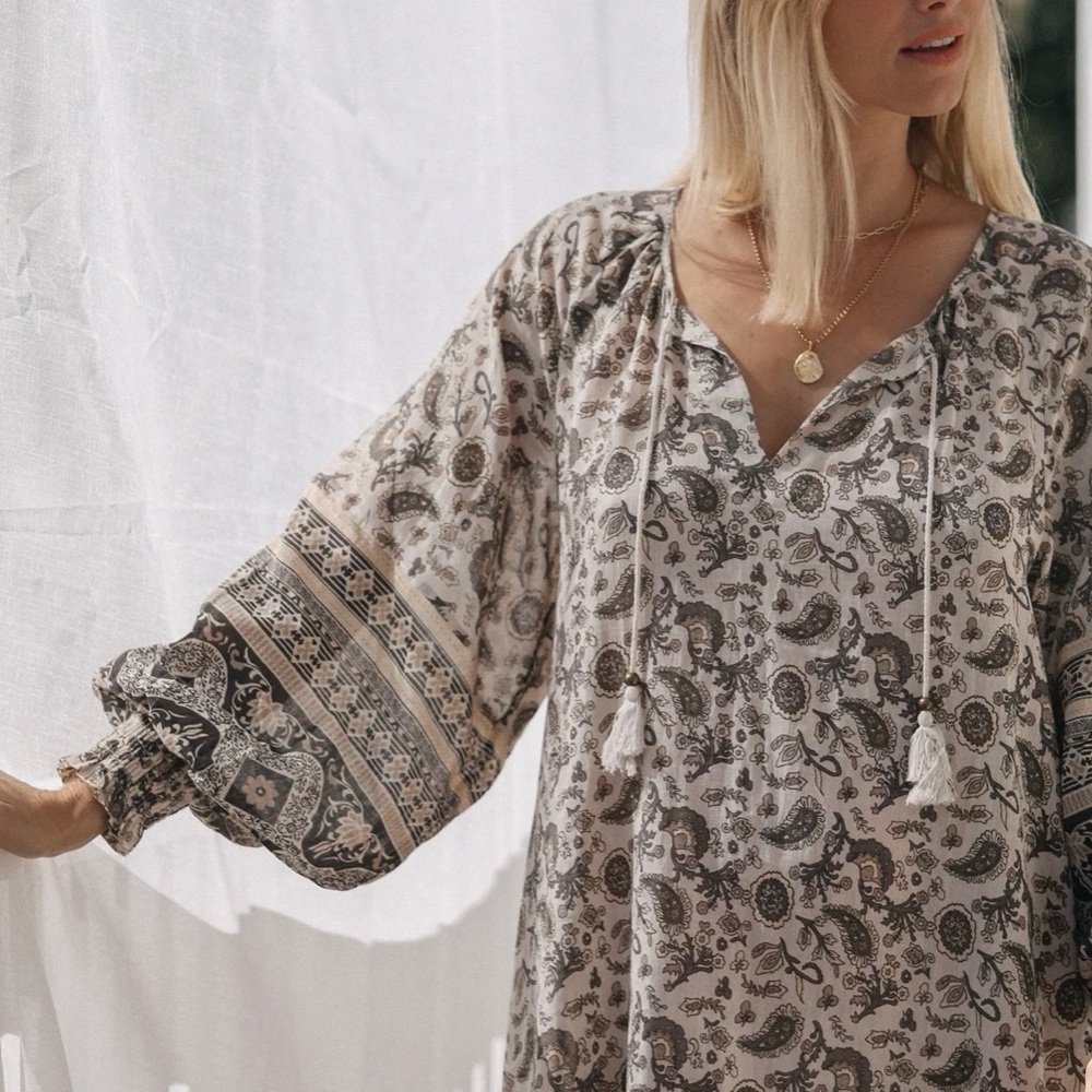 Spell & The Gypsy Journey Boho Dress in Ash - Picture 14 of 14